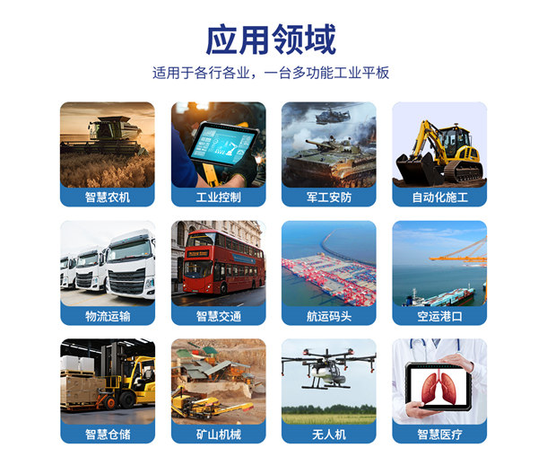 果博智显10寸车载工业平板的行业应用